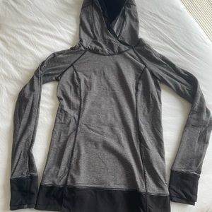 Lululemon Hoodie Nulu Fabric Black Gray 6